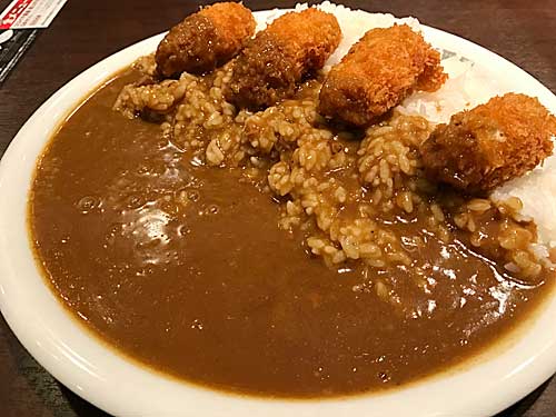CoCo壱番屋　カキフライカレー　アップ