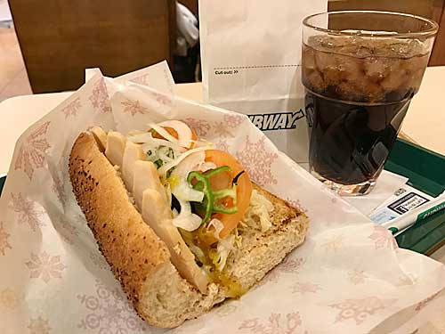 サブウェイ　ローストチキン　アップ