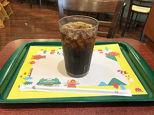 モスバーガー　コーラ
