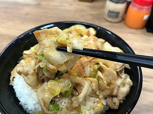 すた丼の肉