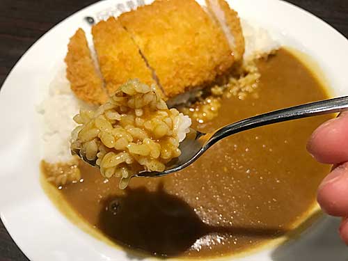 CoCo壱番屋のカレールーとライス