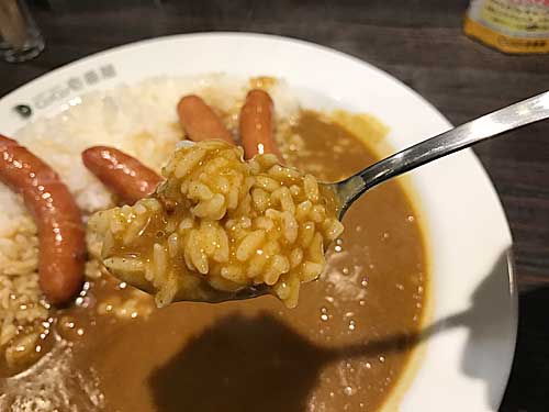 CoCo壱番屋のカレールーとライス