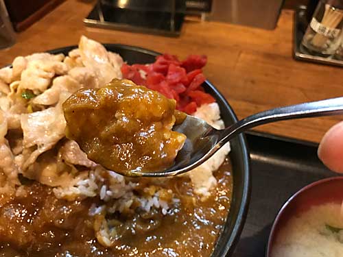 すたみなカレーのルーとライス