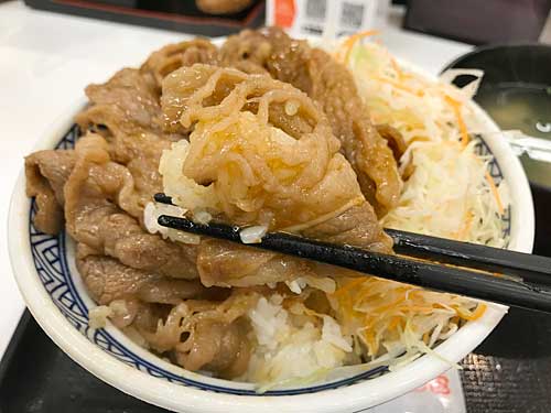 牛カルビとごはん