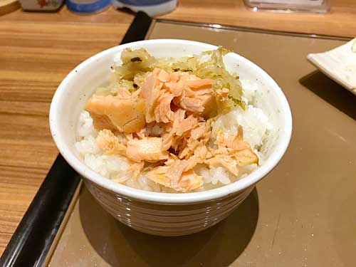 銀鮭茶漬け