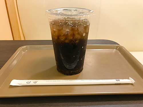 モスバーガーのコーラ