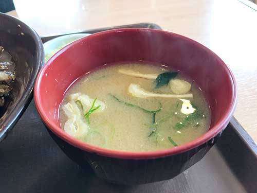 すき家　みそ汁