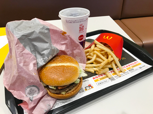 マクドナルド　炙り醤油風 ベーコントマト肉厚ビーフ
