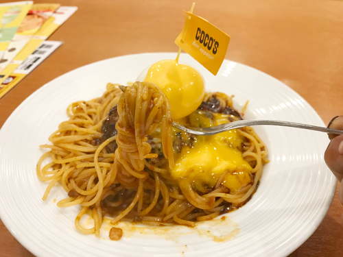 COCO'Sのパスタ