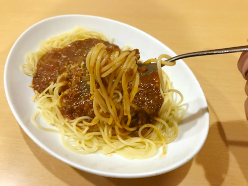 ジョイフルのパスタ