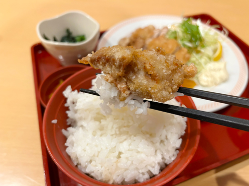 チキン南蛮とごはん