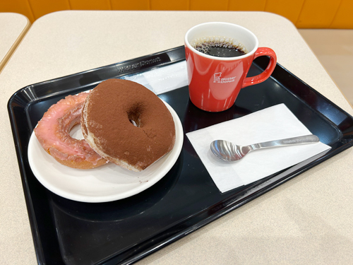 ココアリングと桜もちフレーバーファッション