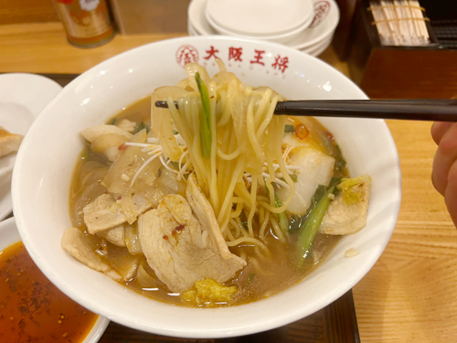 大阪王将　ラーメン