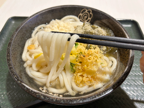 はなまるうどんの極太麺