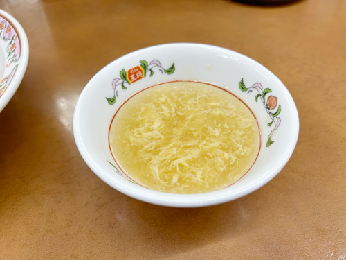 餃子の王将　玉子スープ
