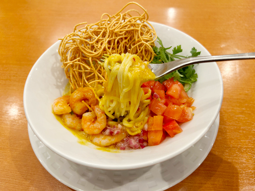 冷製カオソーイの麺