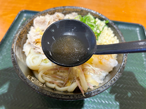 4種薬味豚しゃぶうどんのつゆ