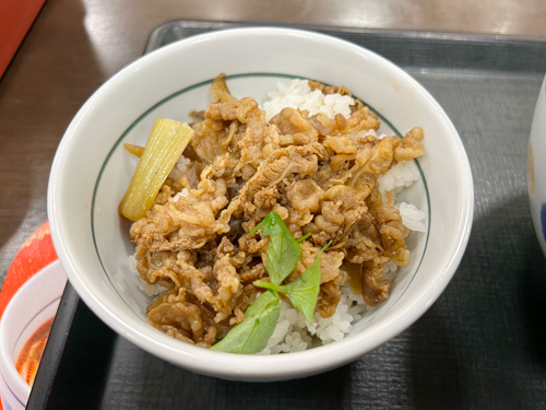 牛すき丼（小盛）
