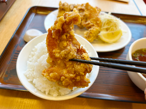 唐揚げとごはん