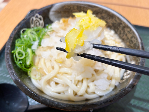 柚子鬼おろしぶっかけ　トッピング