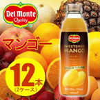 デルモンテ マンゴー 20% 瓶 750ml×12本