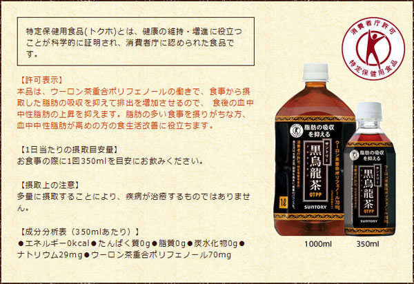 特定保健用食品（トクホ）とは