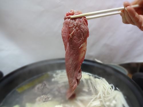 しゃぶすき用にカット