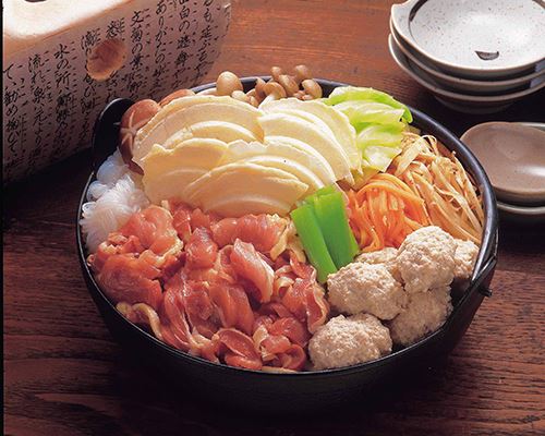 青森シャモロックせんべい汁セット