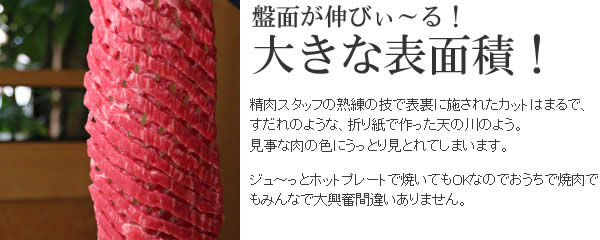 盤面が伸びぃ～る！大きな表面積