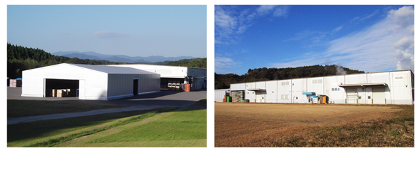 天然シリカ製造工場