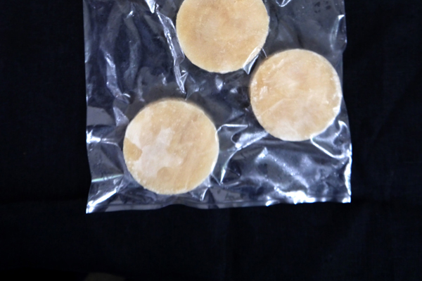 ほたてステーキ　パッケージ下