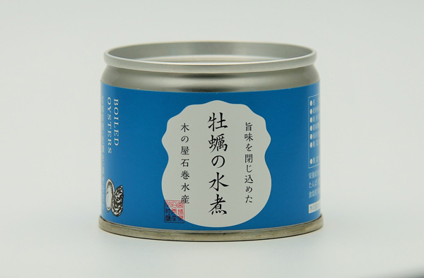 宮城県産牡蠣の水煮缶詰