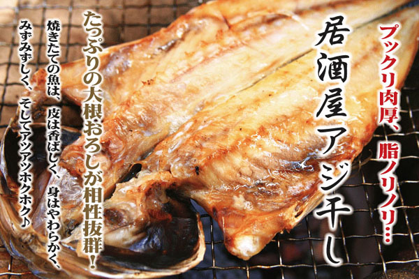 居酒屋アジ干し