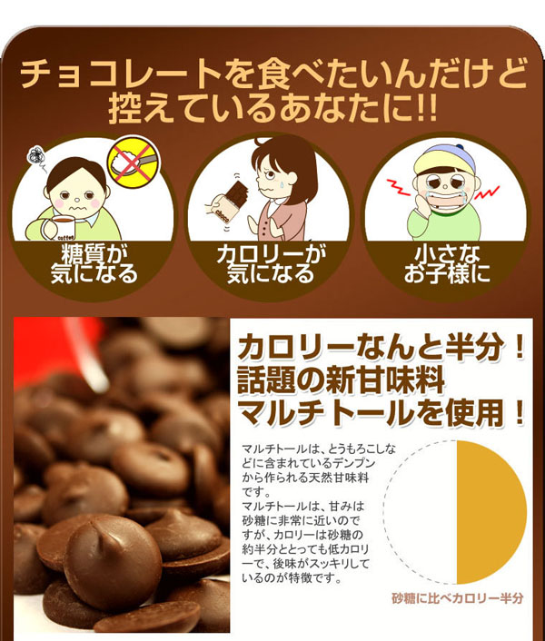 チョコレートを食べたいんだけど控えているあなたに！！